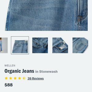 Wellen Organic Stonewash Jeans 32